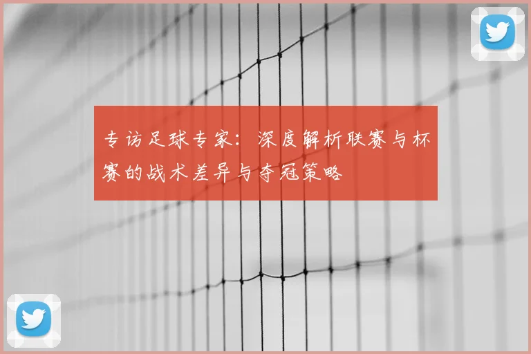 专访足球专家：深度解析联赛与杯赛的战术差异与夺冠策略